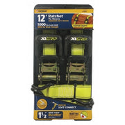 Ratchet Tie Downs,1-1/2" x 15 ft.