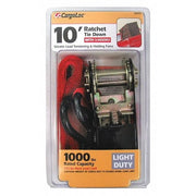 Ratchet Tie Downs,1" x 10 ft.