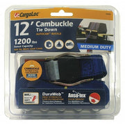 Cambuckle Tie Downs,1"x 12 ft.