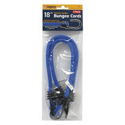 Bungee Cords,Blue,18",2 pcs.
