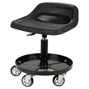 Rollar Seat,Heavy-Duty,300 lb,Steel