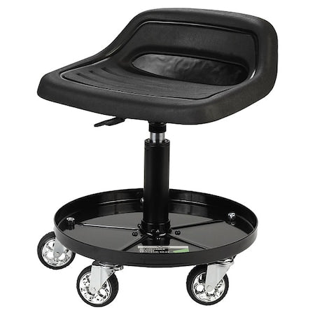 Rollar Seat,Heavy-Duty,300 lb,Steel