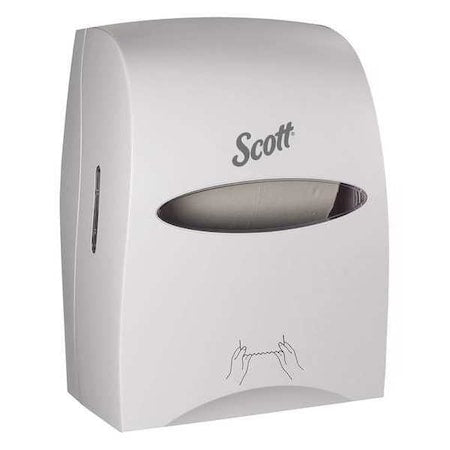 Essential Manual Hard Roll Towel Dispenser (46254), White, 12.63" x 16.13" x 10.2" (Qty 1)