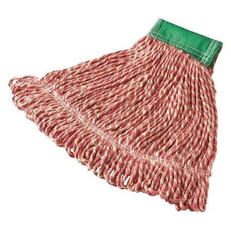 5 in Wet Mop, Looped-End, Red