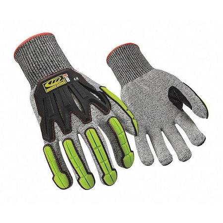 Cut Resistant Impact Gloves, Cut Level 5 ,Uncoated ,None ,S 1 PR