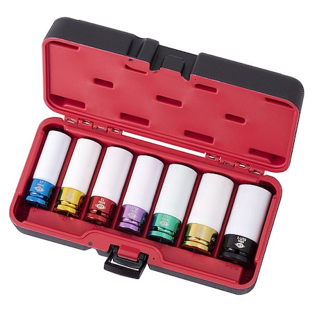 1/2 in Drive SAE, 7 pcs