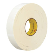 Double-Sided Foam Tape, 1 7/8 in W, 60 yd L, 1/16 in, Paper, Double-Sided, 24 PK