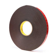 Double-Sided Foam Tape, 3/4 in W, 36 yd L, 1/16 in, Acrylic Foam, Double-Sided, 12 PK
