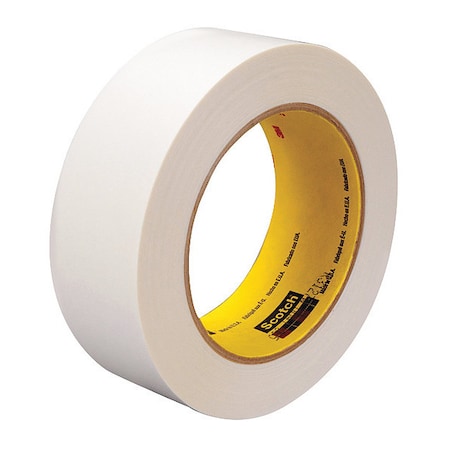Splicing Tape, 18 mm W x 55m L, 4.2 mil Thick, White, Repulpable Adhesive, 48 PK