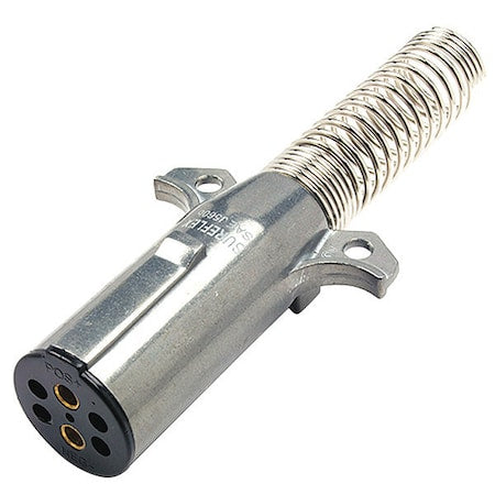 Trailer Plug,Spring,2 Pole,Vertical Pin