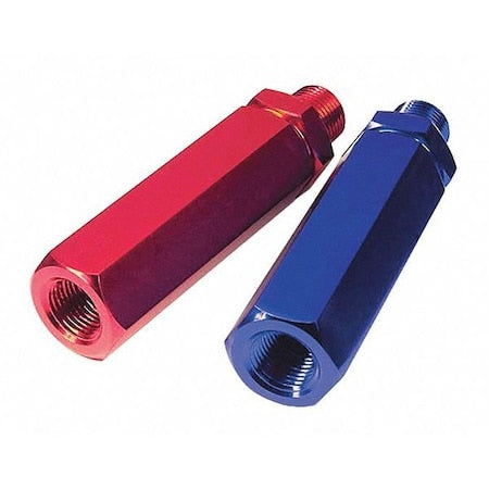 Glad Handle Set,Anodised Red/Blue,2 pcs.