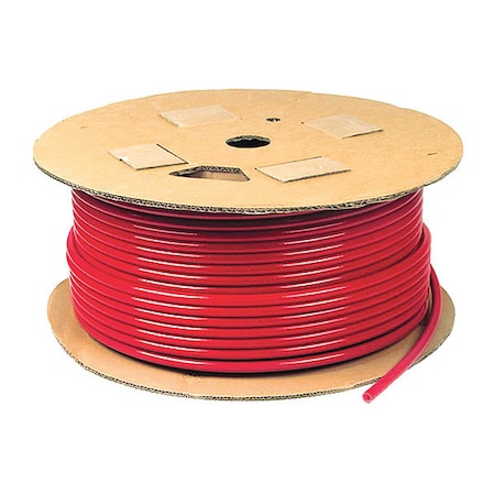 Air Brake Tube,1/2",Red,Type B,100 ft.