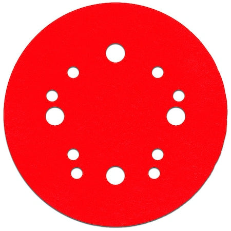 Sanding Disc,Hook and Loop,5",220G,PK15, 5" Dia, 12 Hole, Ceramic, 220 Grit