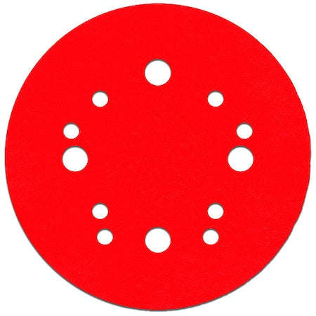Sanding Disc,Hook and Loop,5",220G,PK50, 5" Dia, 12 Hole, Ceramic, 220 Grit
