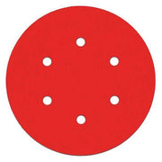 Sand Disc,Hook/Loop,6 Hole,6",100G,PK10, 6" Dia, 6 Hole, Ceramic, 100 Grit