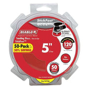 PSA Sanding Disc,5",120G,PK50