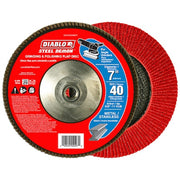 Grinding/Polishing Flap Disc,7",40G