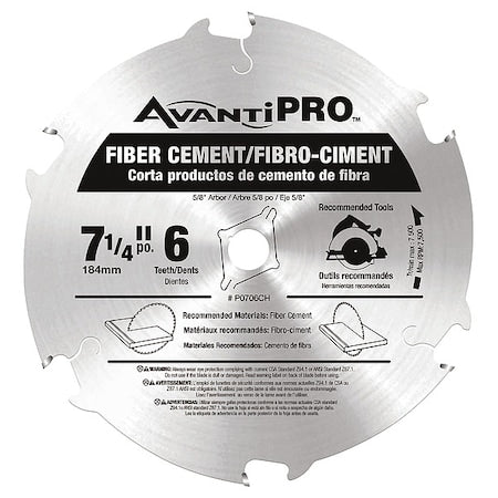 6 in L Reciprocating Saw Blade, 1 PK