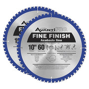 10" L x Demolition Cutting Fine Finish Saw Blade,10"x60TPI,PK2