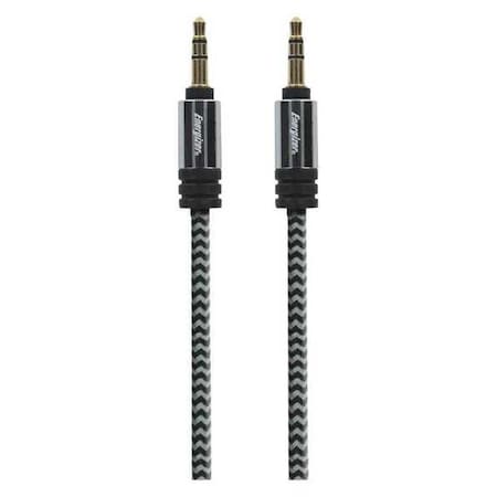 Nylon Braided,Auxiliary Audio,Cable,8ft.