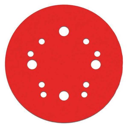 Sanding Disc,w/Hook and Loop,5",100G,PK4, 5" Dia, 12 Hole, Ceramic, 100 Grit