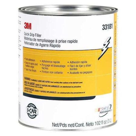 Quick Grip Filler, 1 gal, Can, Tan