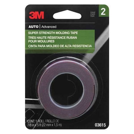 Automotive Tape, 7/8 in W, Foam
