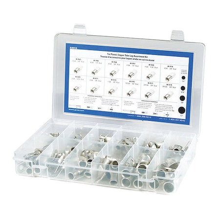 Copper Tube Lug Assortment Kit,PK76
