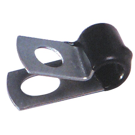 Vinyl Insul. Steel Clamps,1/2",PK100