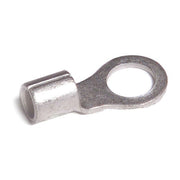 Ring Terminal, 1/4 in Stud Size, 600 V, 25 PK