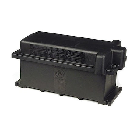 Battery Box,6V Dual,Gc2,4D,Black