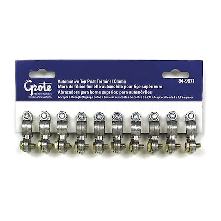 Automotive Clamp Terminal,6-2/0G,PK10