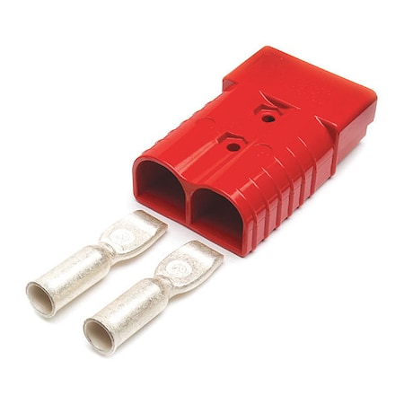 Replacement End,12-10 Ga,50 Amp,Red