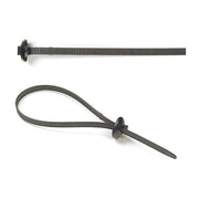 Button Head Tie, Black, 9.6", 105lb., PK50