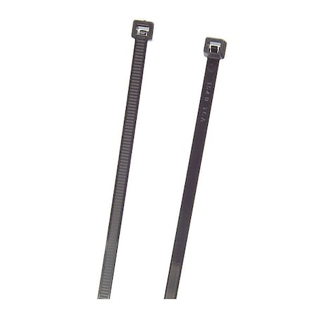 Mounting Tie, Black, 12.2", 50lb., PK100