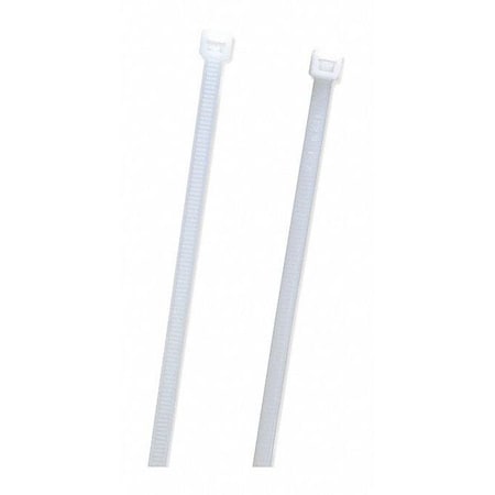 Standard Tie, White, 8", 18lb., PK1000