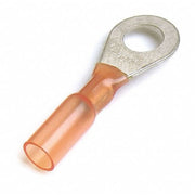 Ring Terminal, 1/4 in Stud Size, 600 V, 50 PK