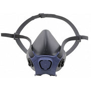 Half Mask Respirator, 7000, Not Rated, Bayonet, Size, M 0 Cartridges Included