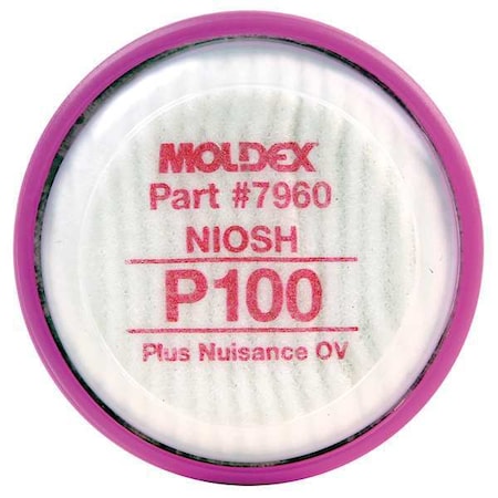 Filter, 7000, Magenta, Bayonet, Moldex 7000/7800/9000 Series Respirators