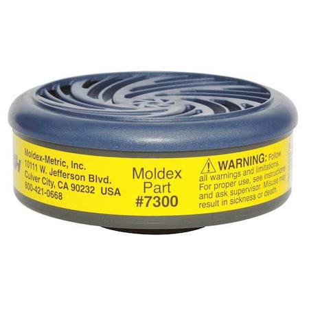 Cartridge, 7000, Yellow, Bayonet, Moldex 7000/7800/9000 Series Respirators