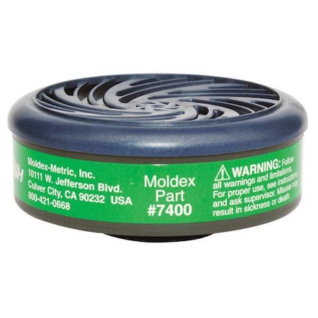 Cartridge, 7000, Green, Bayonet, Moldex 7000/7800/9000 Series Respirators