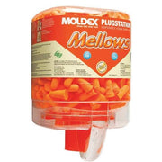 Mellows Ear Plugs with Dispenser, Foam, Bell, 30 dB NRR, Uncorded, 250 Pairs Per Pkg