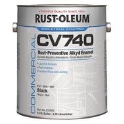 Interior/Exterior Paint, Flat, Oil Base, Black, 1 gal