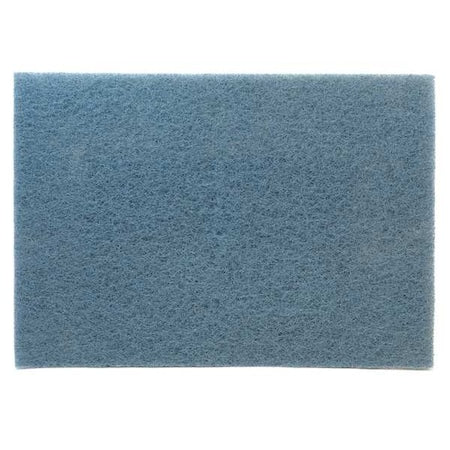 Scrubbing Pad,20 In x 14 In,Blue,PK10
