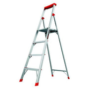 6 ft Aluminum Platform Stepladder, 300 lb Capacity