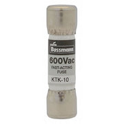 Midget Fuse, Fast-Acting, 25A, 600V AC, Non-Indicating, 100kA at 600V AC