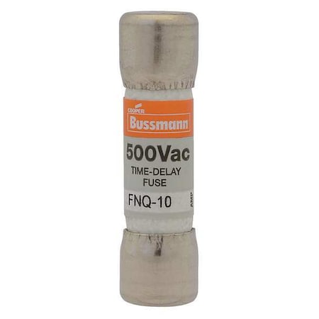 Midget Fuse, Time-Delay, 2.50A, 500V AC, Non-Indicating, 10kA at 500V AC