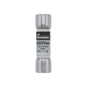 Midget Fuse, Fast-Acting, 1.50A, 600V AC, Non-Indicating, 100kA at 600V AC