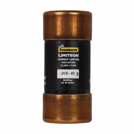 UL Class Fuse, J Class, Fast-Acting, 40A, 600V AC, Non-Indicating