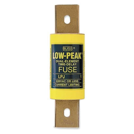 UL Class Fuse, J Class, Time-Delay, 110A, 600V AC, Non-Indicating